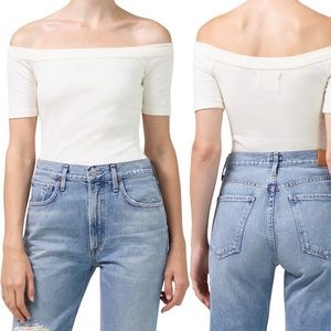 Citizen of Humanity Rey Off the Shoulder Top